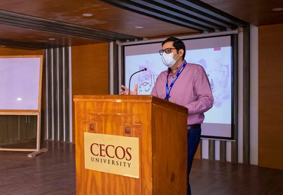 Breast cancer awareness session at Cecos University for male faculty and students