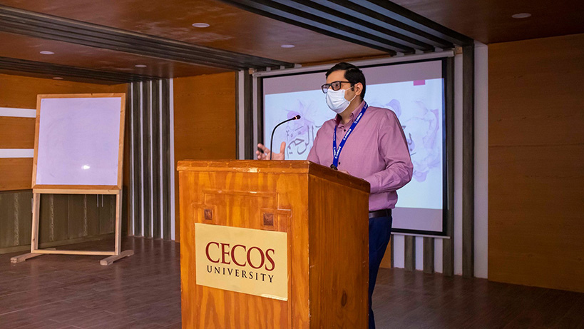 Breast cancer awareness session at Cecos University for male faculty and students