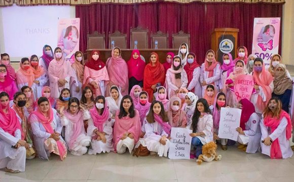 Breast cancer awareness session at the Women University Mardan (Bakhshali and Mardan campus)