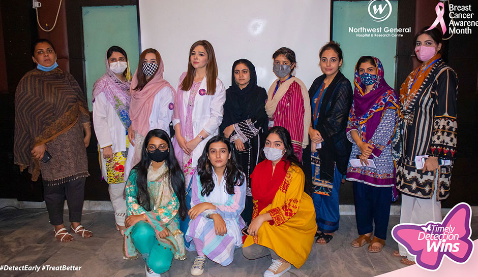 Awareness session on Breast cancer at Iqra National University INU-Official, Peshawar