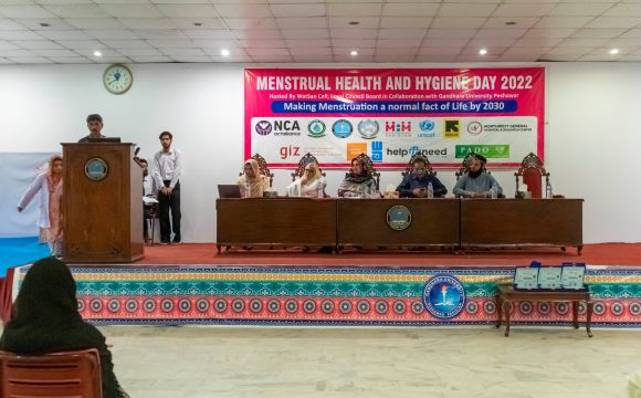 Menstrual Health and Hygiene day event was held at Gandhara University, Peshawar,