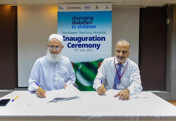 The inauguration ceremony for the clinic ‘Changing Diabetes in Children (CDIC)’ was held
