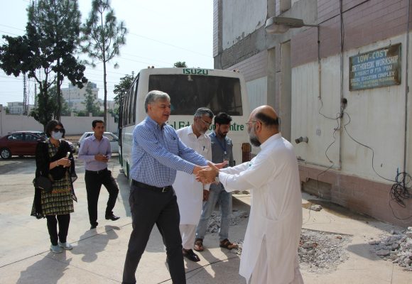 Dr. Zia Ur Rehman visited different departments of SEC