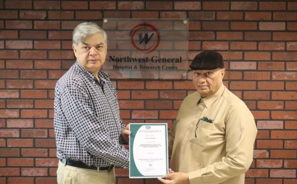 Certificate distribution ceremony was carried out by CEO NWGH, Dr. Zia ur Rehman