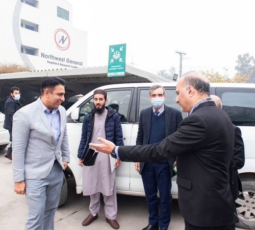 An inspection team from the College of Physicians and Surgeons of Pakistan visited the newly developed Department of Spinal Surgery
