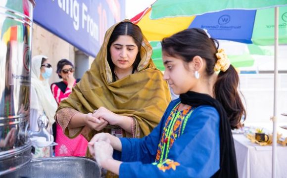 NWGH Hand Hygiene Initiative at HBK Arena, Peshawar